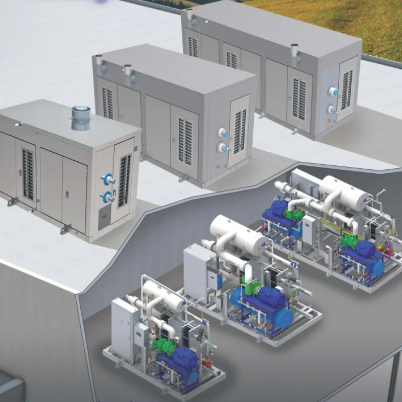 Низкозарядный аммиачный чиллер EVAPCO LCR-C